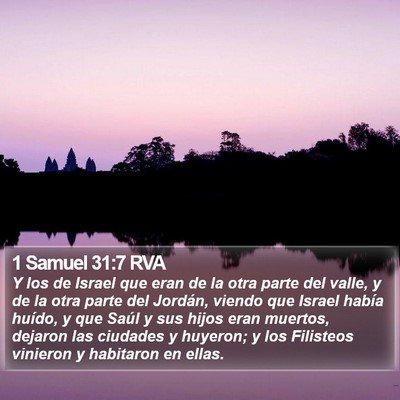 1 Samuel 31:7 RVA Bible Verse Image