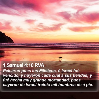 1 Samuel 4:10 RVA Bible Verse Image