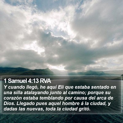 1 Samuel 4:13 RVA Bible Verse Image