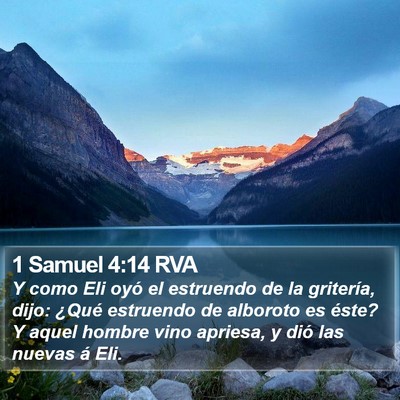 1 Samuel 4:14 RVA Bible Verse Image