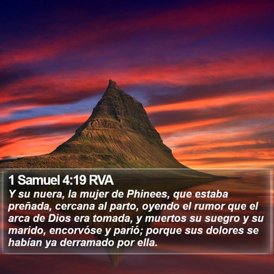 1 Samuel 4:19 RVA Bible Verse Image