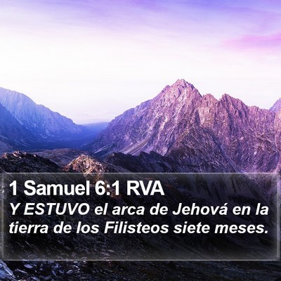1 Samuel 6:1 RVA Bible Verse Image