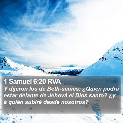 1 Samuel 6:20 RVA Bible Verse Image