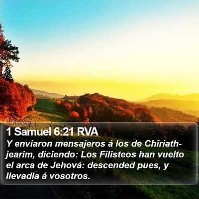 1 Samuel 6:21 RVA Bible Verse Image