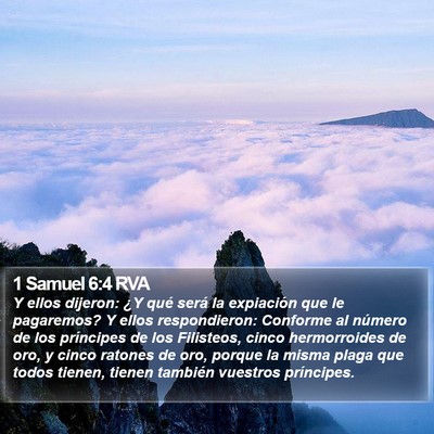 1 Samuel 6:4 RVA Bible Verse Image