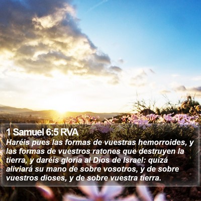1 Samuel 6:5 RVA Bible Verse Image