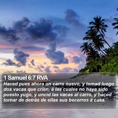 1 Samuel 6:7 RVA Bible Verse Image