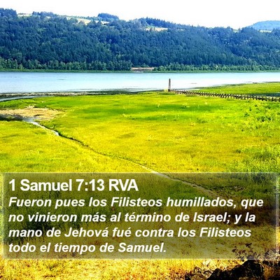 1 Samuel 7:13 RVA Bible Verse Image