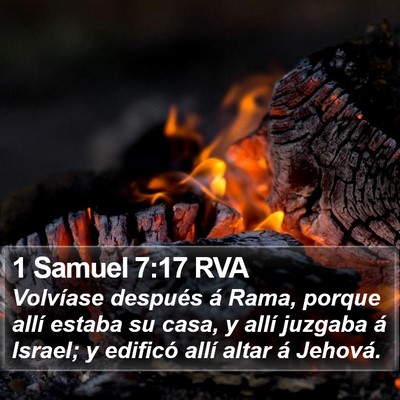 1 Samuel 7:17 RVA Bible Verse Image