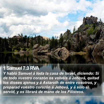 1 Samuel 7:3 RVA Bible Verse Image