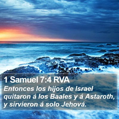 1 Samuel 7:4 RVA Bible Verse Image
