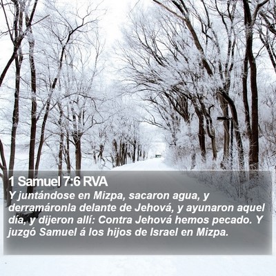 1 Samuel 7:6 RVA Bible Verse Image