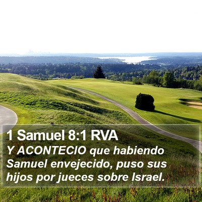 1 Samuel 8:1 RVA Bible Verse Image