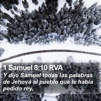 1 Samuel 8:10 RVA Bible Verse Image