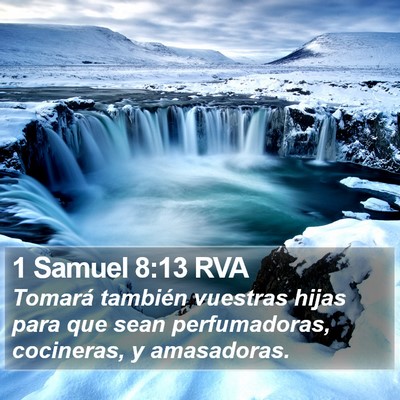 1 Samuel 8:13 RVA Bible Verse Image