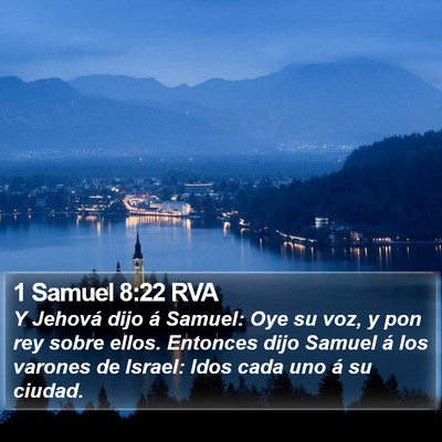1 Samuel 8:22 RVA Bible Verse Image
