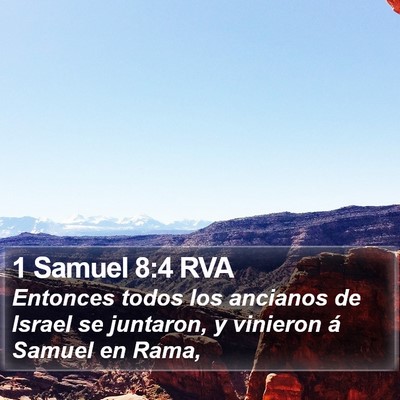 1 Samuel 8:4 RVA Bible Verse Image