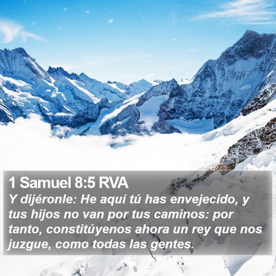 1 Samuel 8:5 RVA Bible Verse Image