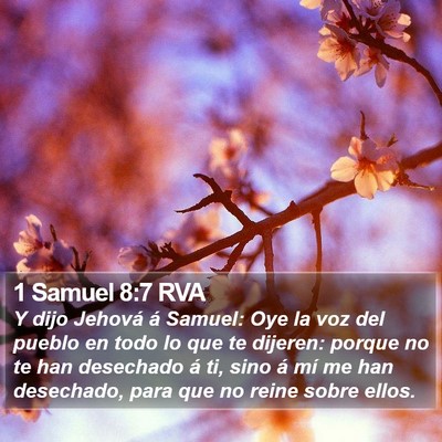 1 Samuel 8:7 RVA Bible Verse Image
