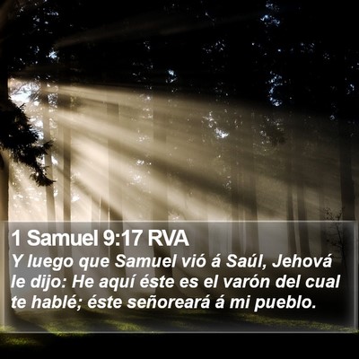 1 Samuel 9:17 RVA Bible Verse Image