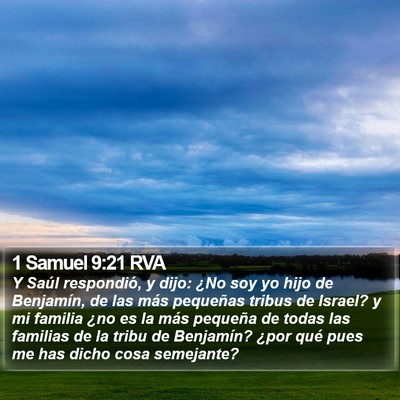1 Samuel 9:21 RVA Bible Verse Image