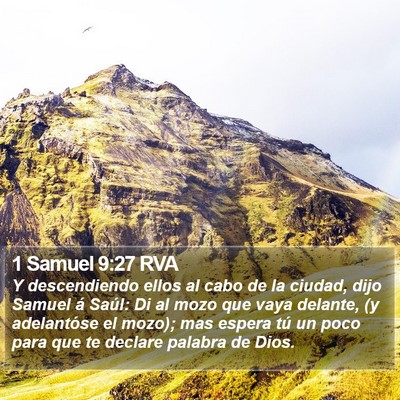 1 Samuel 9:27 RVA Bible Verse Image