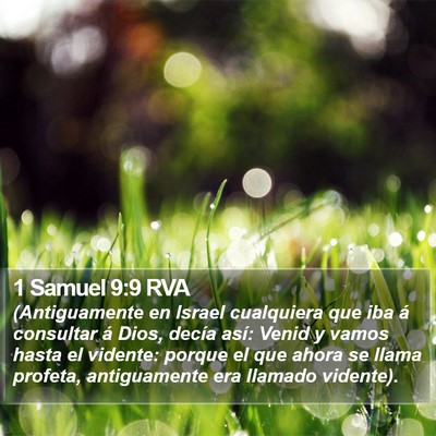 1 Samuel 9:9 RVA Bible Verse Image