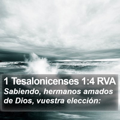 1 Tesalonicenses 1:4 RVA Bible Verse Image