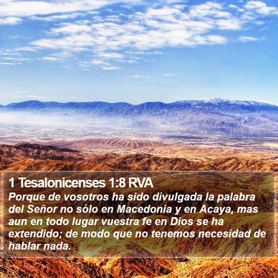 1 Tesalonicenses 1:8 RVA Bible Verse Image