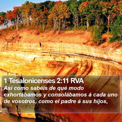 1 Tesalonicenses 2:11 RVA Bible Verse Image