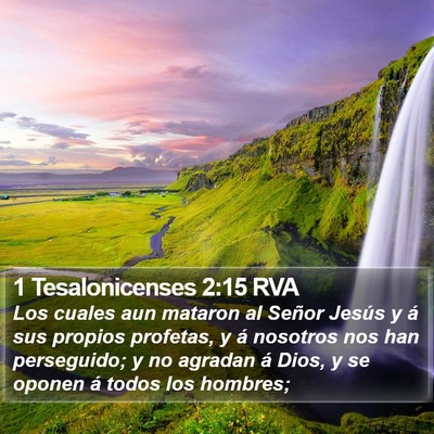 1 Tesalonicenses 2:15 RVA Bible Verse Image