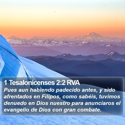 1 Tesalonicenses 2:2 RVA Bible Verse Image