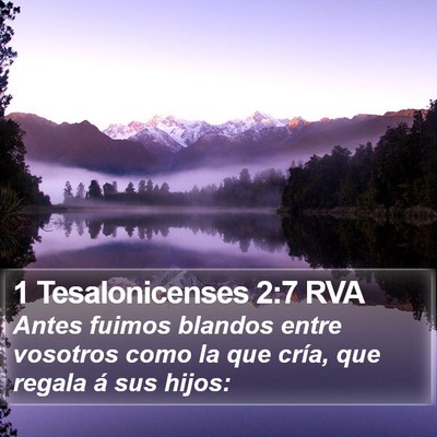 1 Tesalonicenses 2:7 RVA Bible Verse Image