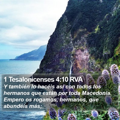 1 Tesalonicenses 4:10 RVA Bible Verse Image