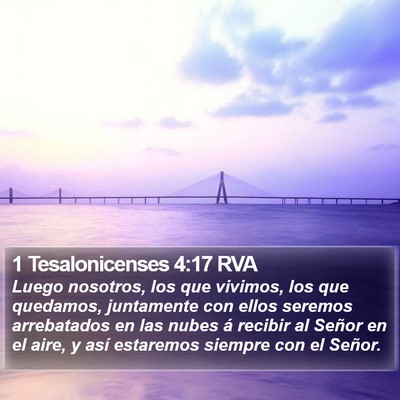 1 Tesalonicenses 4:17 RVA Bible Verse Image