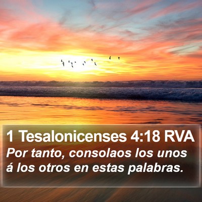 1 Tesalonicenses 4:18 RVA Bible Verse Image