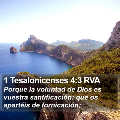 1 Tesalonicenses 4:3 RVA Bible Verse Image