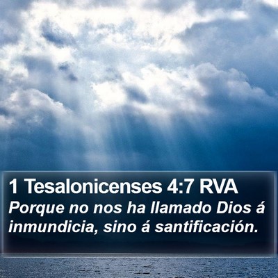 1 Tesalonicenses 4:7 RVA Bible Verse Image
