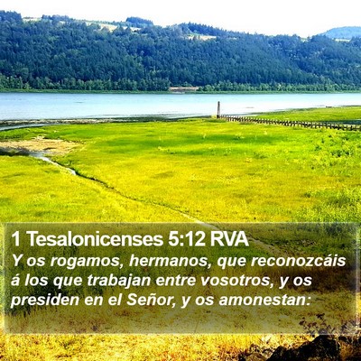 1 Tesalonicenses 5:12 RVA Bible Verse Image