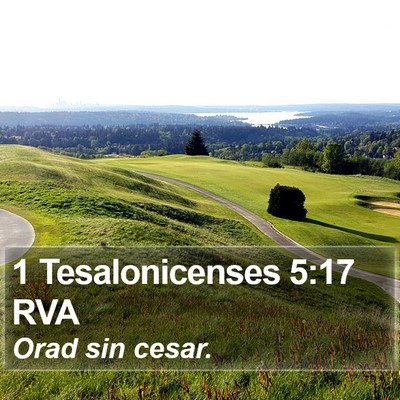 1 Tesalonicenses 5:17 RVA Bible Verse Image