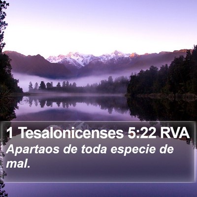 1 Tesalonicenses 5:22 RVA Bible Verse Image