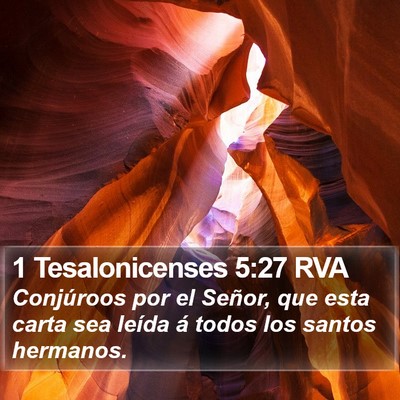 1 Tesalonicenses 5:27 RVA Bible Verse Image