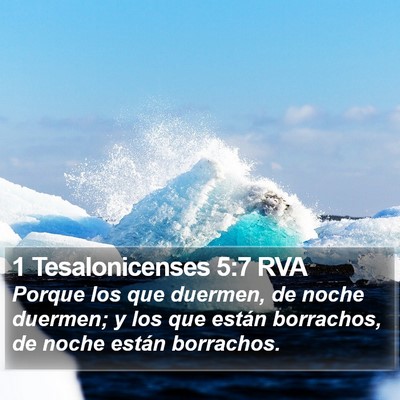 1 Tesalonicenses 5:7 RVA Bible Verse Image