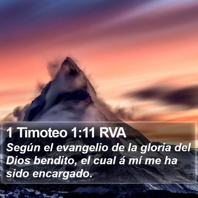 1 Timoteo 1:11 RVA Bible Verse Image