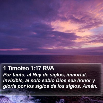 1 Timoteo 1:17 RVA Bible Verse Image