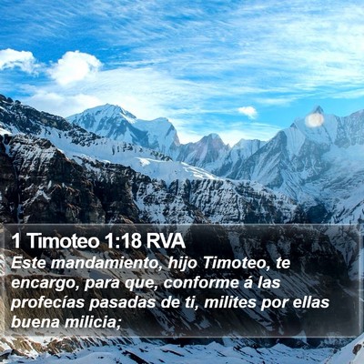 1 Timoteo 1:18 RVA Bible Verse Image