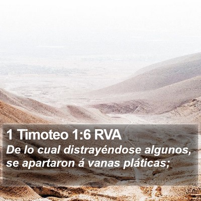 1 Timoteo 1:6 RVA Bible Verse Image