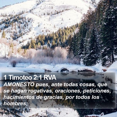 1 Timoteo 2:1 RVA Bible Verse Image