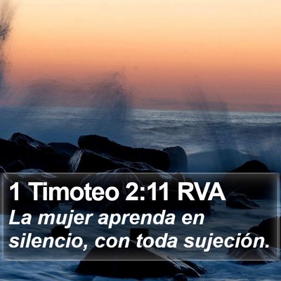 1 Timoteo 2:11 RVA Bible Verse Image