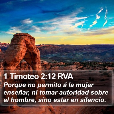 1 Timoteo 2:12 RVA Bible Verse Image